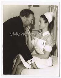 n140 DOCTOR AT LARGE 8x10 movie still '57 James Robertson Justice