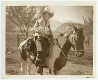 n181 FRONTIER DAYS 8x10 movie still '34 Bill Cody w/boy on horse!