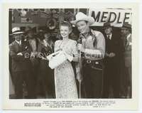 n282 LIGHTS OF OLD SANTA FE 8x10 movie still '44 Roy Rogers, Evans
