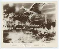 n408 RODAN 8x10 movie still '56 The Flying Monster over city!