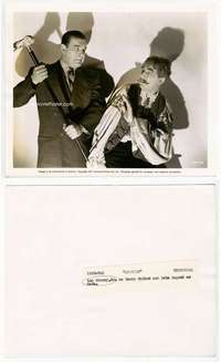 n527 WOLF MAN 8x10 movie still '41 Lon Chaney Jr & Bela Lugosi!