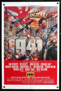 p004 1941 style D one-sheet movie poster '79 Steven Spielberg, John Belushi, David McMacken art!