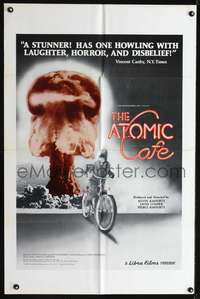 p037 ATOMIC CAFE one-sheet movie poster '82 nuclear bomb documentary!
