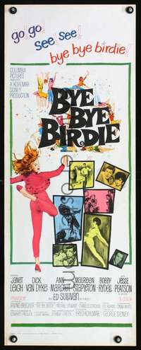 s051 BYE BYE BIRDIE insert movie poster '63 Ann-Margret, Janet Leigh