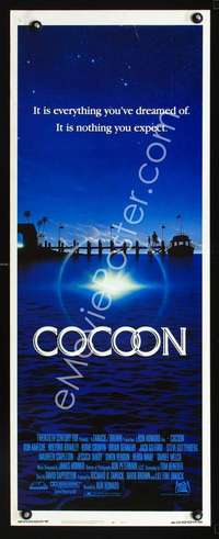 s070 COCOON insert movie poster '85 Ron Howard classic, Don Ameche