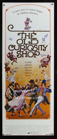 s265 OLD CURIOSITY SHOP insert movie poster R76 Charles Dickens