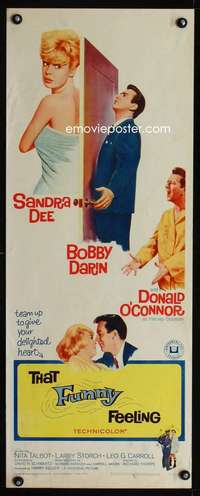s368 THAT FUNNY FEELING insert movie poster '65 sexy Sandra Dee!