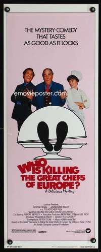 s462 WHO IS KILLING THE GREAT CHEFS OF EUROPE insert movie poster '78