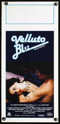 s524 BLUE VELVET photo style Italian locandina movie poster '86 Lynch