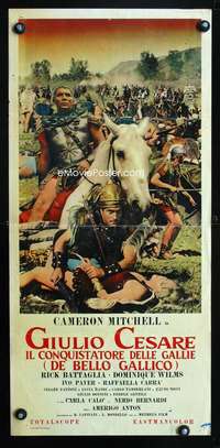 s530 CAESAR THE CONQUEROR Italian locandina movie poster '62