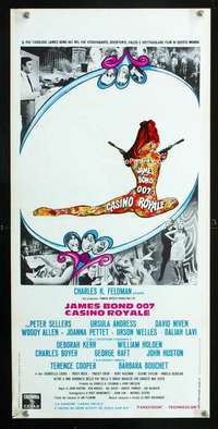 s531 CASINO ROYALE Italian locandina movie poster '67 Bond spoof!
