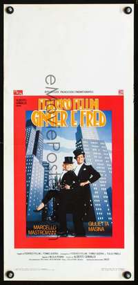 s577 GINGER & FRED Italian locandina movie poster '86 Federico Fellini