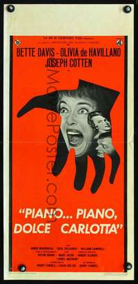s596 HUSH...HUSH, SWEET CHARLOTTE Italian locandina movie poster '65