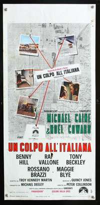 s606 ITALIAN JOB Italian locandina movie poster '69 different image!