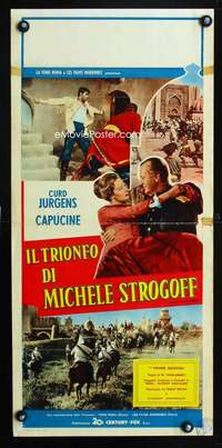 s635 MICHAEL STROGOFF Italian locandina movie poster '61 Jurgens