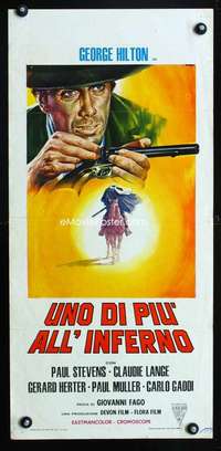s645 ONE MORE TO HELL Italian locandina movie poster '69 Casaro art!