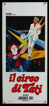 s648 PARADE Italian locandina movie poster '74 cool Avelli clown art!