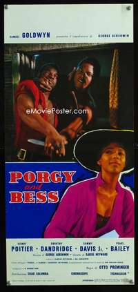 s654 PORGY & BESS Italian locandina movie poster '59 Sidney Poitier