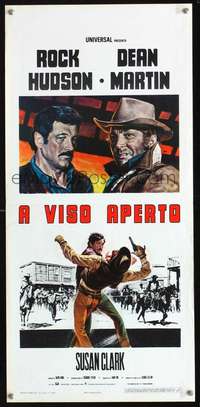 s677 SHOWDOWN Italian locandina movie poster '73 Hudson, Martin