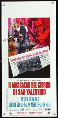 s684 ST. VALENTINE'S DAY MASSACRE Italian locandina movie poster '67