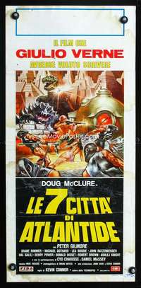 s715 WARLORDS OF ATLANTIS Italian locandina movie poster '78 cool art!