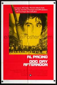 t192 DOG DAY AFTERNOON int'l style B one-sheet movie poster '75 Al Pacino, Sidney Lumet