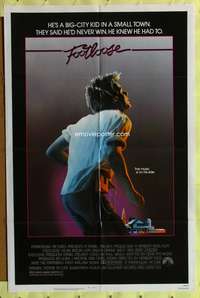 t247 FOOTLOOSE one-sheet movie poster '84 competitive dancer Kevin Bacon!