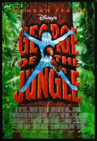 t260 GEORGE OF THE JUNGLE DS one-sheet movie poster '97 Brendan Fraser