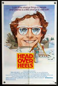 t280 HEAD OVER HEELS one-sheet movie poster '79 John Heard, art by Nancy Stahl!