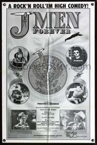 t335 J-MEN FOREVER one-sheet movie poster '79 a rock & roll 'em high comedy, marijuana!