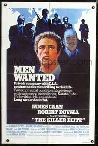 t348 KILLER ELITE one-sheet movie poster '75 James Caan, Robert Duvall, Sam Peckinpah