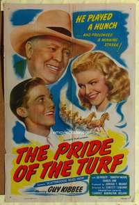 t547 SCATTERGOOD RIDES HIGH one-sheet poster R46 Guy Kibbee, horse racing, The Pride of the Turf!