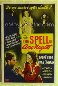 t581 SPELL OF AMY NUGENT one-sheet movie poster '45 do we survive after death?