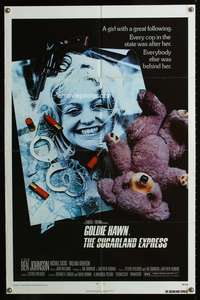 t597 SUGARLAND EXPRESS one-sheet movie poster '74 Steven Spielberg, Goldie Hawn