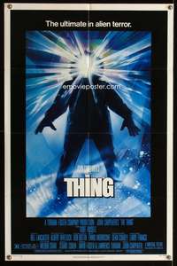 t634 THING one-sheet movie poster '82 John Carpenter sci-fi horror, Kurt Russell