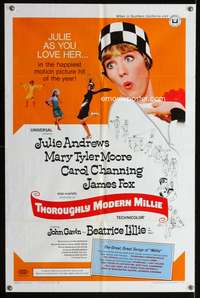 t638 THOROUGHLY MODERN MILLIE new art one-sheet movie poster '67 Julie Andrews