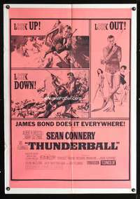 t653 THUNDERBALL South African '65 Sean Connery as James Bond 007!