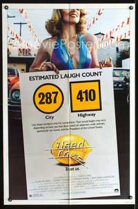 t704 USED CARS one-sheet movie poster '80 Robert Zemeckis, sexy image!
