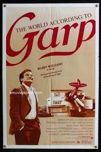 t780 WORLD ACCORDING TO GARP styleB one-sheet '82 Robin Williams has a funny way of looking at life!
