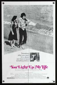 t790 YOU LIGHT UP MY LIFE one-sheet movie poster '77 Didi Conn, Joseph Brooks