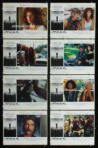 v347 MASK 8 English movie lobby cards '85 Cher, Stoltz, Bogdanovich