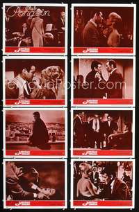 v017 AMERICAN DREAM 8 movie lobby cards '66 Norman Mailer, Janet Leigh