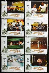 v018 AMERICAN GRAFFITI 8 movie lobby cards '73 George Lucas classic!