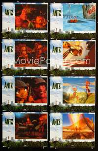 v021 ANTZ 8 movie lobby cards '98 cool animated insect cartoon!