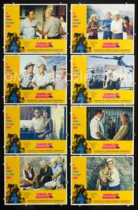 v074 CANCEL MY RESERVATION 8 movie lobby cards '72 Bob Hope, Saint