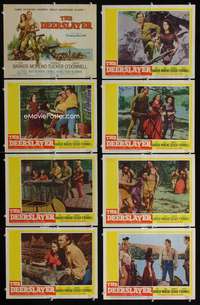 v128 DEERSLAYER 8 movie lobby cards '57 Lex Barker, Rita Moreno
