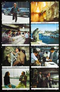 v195 FRENCH CONNECTION II 8 color 11x14 movie stills '75 Gene Hackman