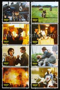 v237 HANOVER STREET 8 movie lobby cards '79 WWII soldier Harrison Ford!