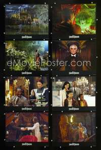 v242 HAUNTED MANSION 8 movie lobby cards '03 Eddie Murphy, Disney