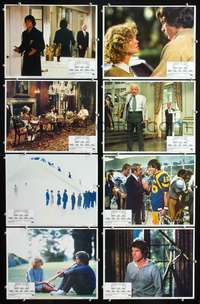 v246 HEAVEN CAN WAIT 8 movie lobby cards '78 Warren Beatty, football!